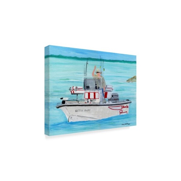 Cheryl Bartley 'Gettin Away Blazer Bay' Canvas Art,18x24